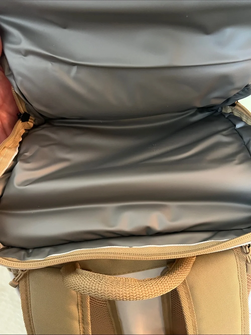 Tommy Bahama Cooler Backpack New 4 Zipper Areas and bottle opener attached